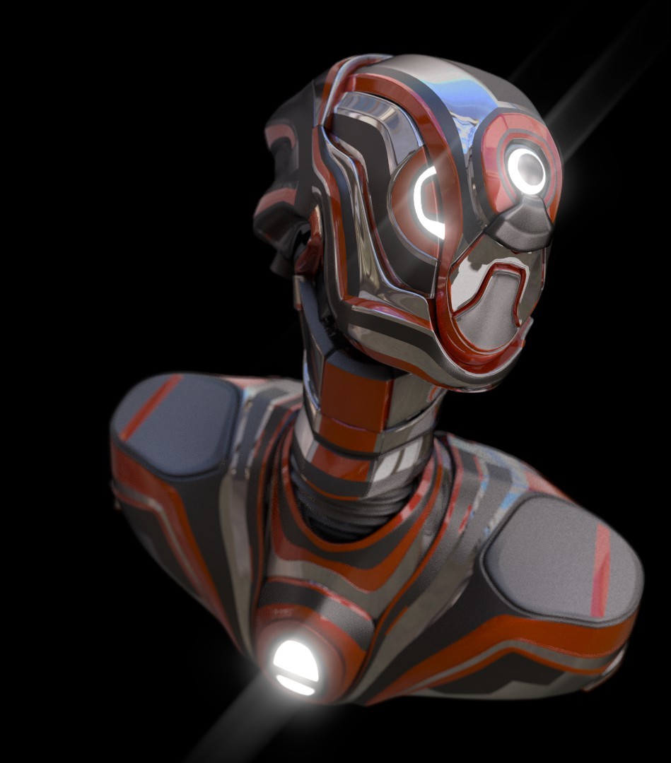 Robot Bust - BAM preview image 1